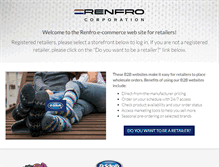 Tablet Screenshot of buy.renfro.com